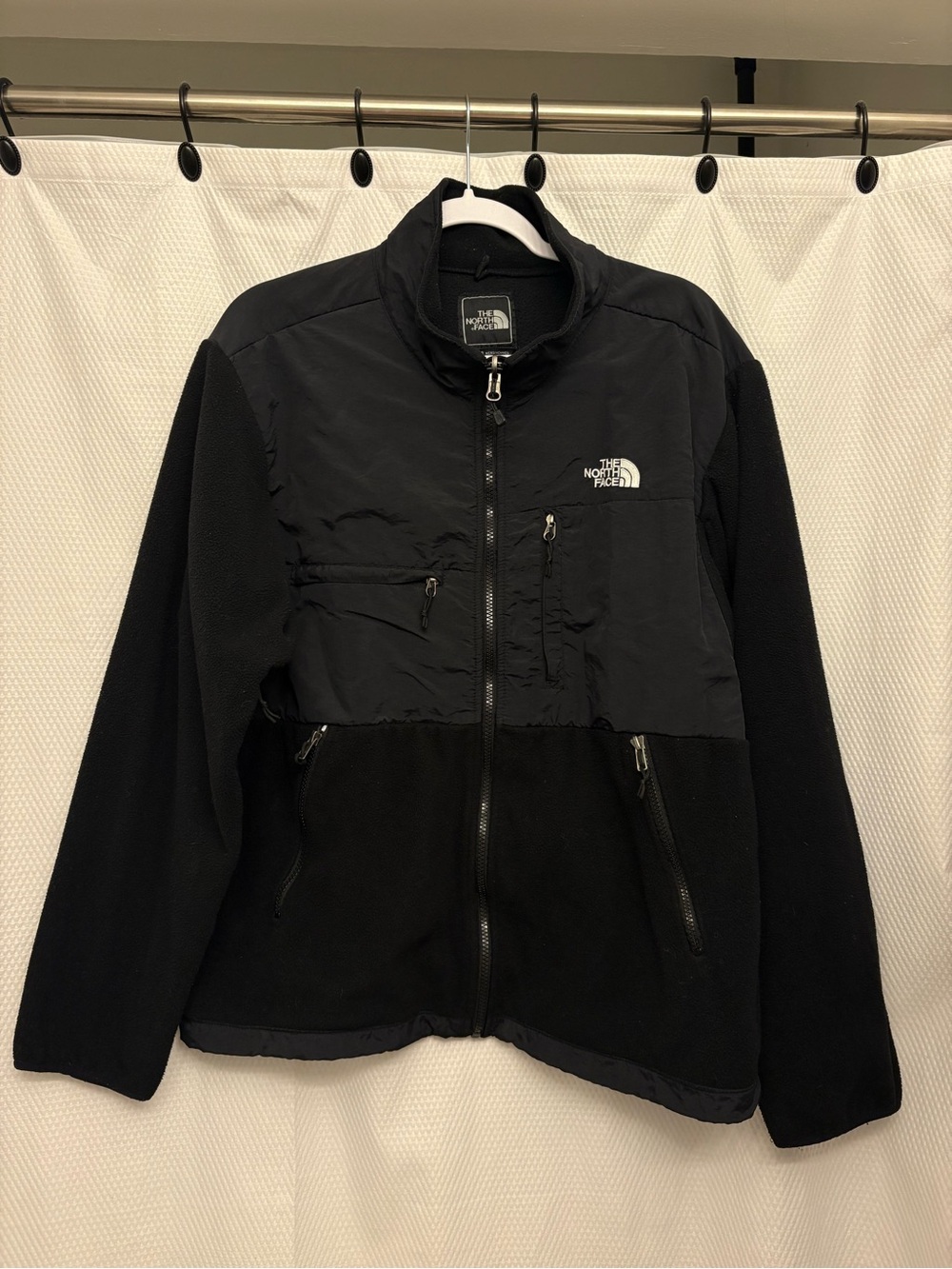 The North Face Men's Black Denali Hybrid Fleece Jacket